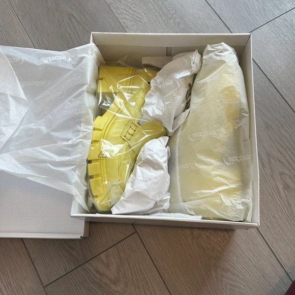 YELLOW platform loafers (BOURGES) - Picture 5 of 6